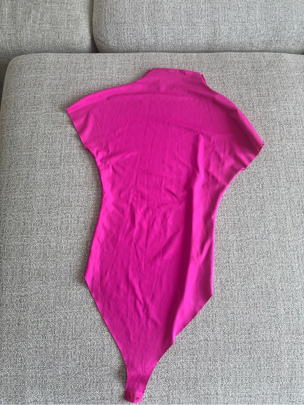 Zara Hot Pink Short-Sleeve Bodysuit